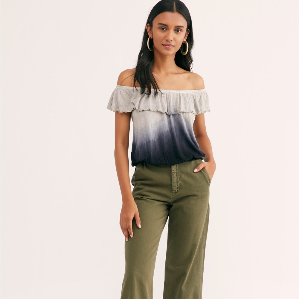 Free People Cora Lee Tee Tie Die size S
